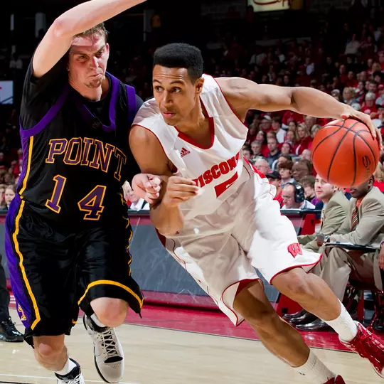 Ryan Evans during a 2011 game vs. UW-Stevens Point