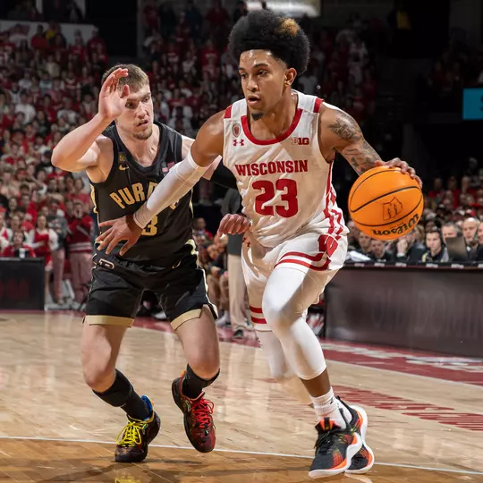 Chucky Hepburn during a game against Purdue in 2023