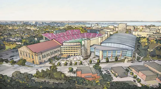 Football Indoor Practice Facility Rendering