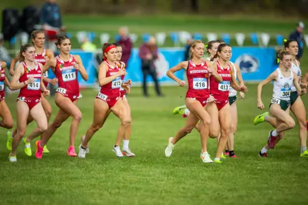 Wisconsin womens cross country team competes at the 2023 Big Ten Championships