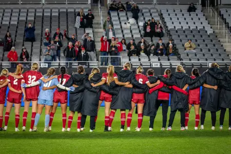 Wisconsin celebrates after the match