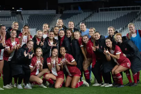 Women’s soccer after semifinal win