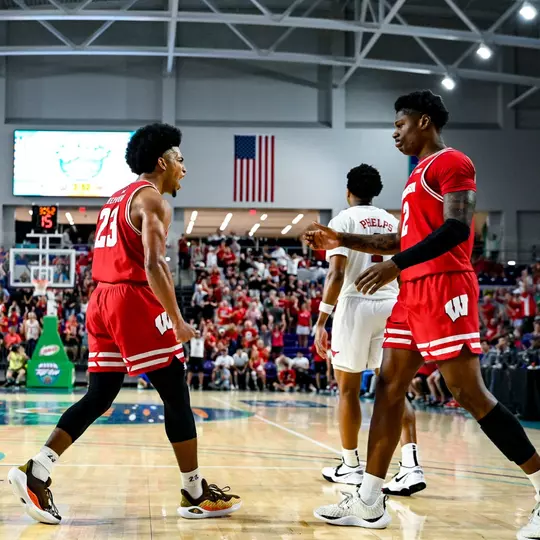 Chucky Hepburn (23) and AJ Storr (2) against SMU
