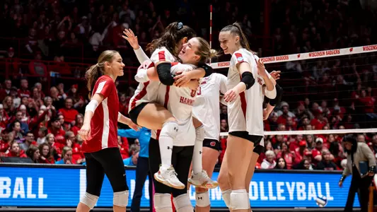 GG jumps into MJ's arms