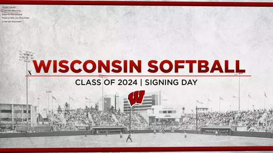 Wisconsin Softball Signing Day Web Graphic