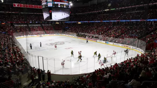 The Kohl Center during an NCAA men's hockey match against Michigan Saturday November 4, 2023 in Madison, Wisconsin.
