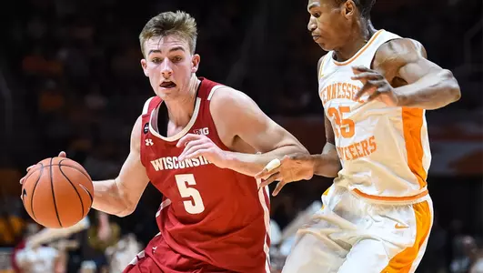 Tyler Wahl during a game at Tennessee