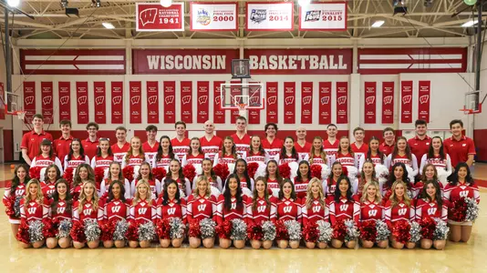 2023-24 Wisconsin Spirit Squad Team Photo - Cheer, Dance and Bucky Badgers