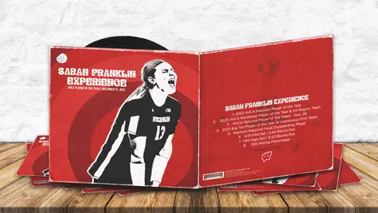 Sarah Franklin AVCA Player of the Year Graphic