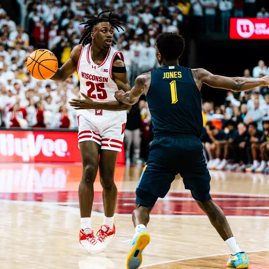 John Blackwell (25) against Marquette