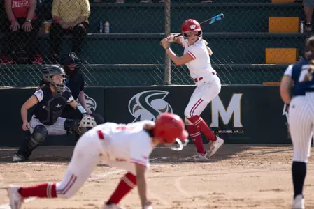 Peyton Bannon preparing for at-bat