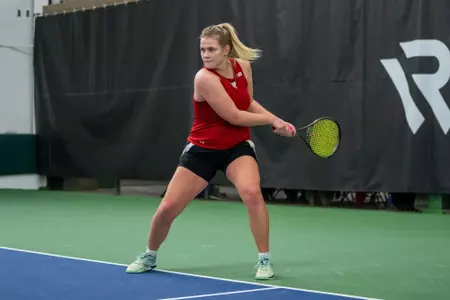 Maria Sholokhova during a match