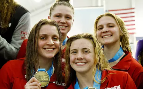 2023 Big Ten third-place 800 free relay