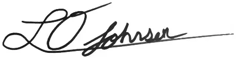 L.O. Johnson signature