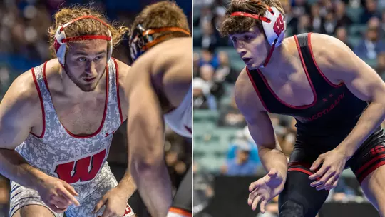 Trent Hillger (8th at 285 pounds) and Dean Hamiti (6th at 165 pounds) both finished as placewinners at the 2023 NCAA Wrestling Championships in Tulsa, Oklahoma