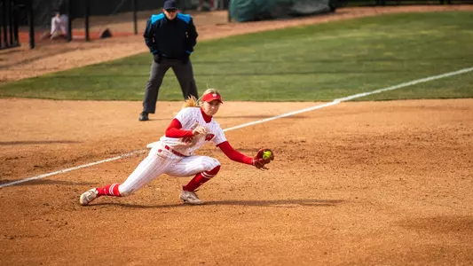 Skylar Sirdashney making a great play at third base