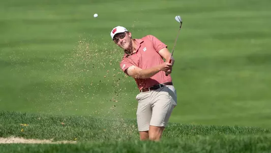 Clayton Tribus takes a shot at the 2022 Badger Invitational