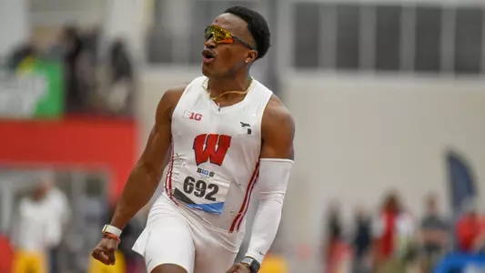 L.O. Johnson wins 60 meters at BIG Championships