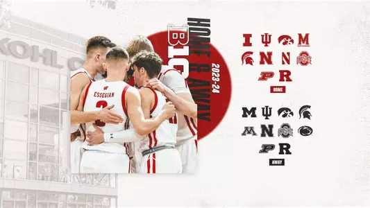 2023-24 Big Ten opponents for Wisconsin basketball