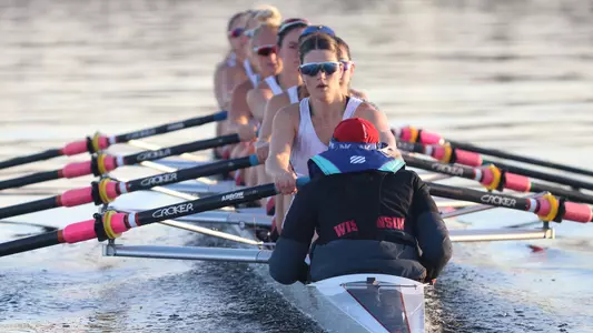 An eight on Lake Mendota