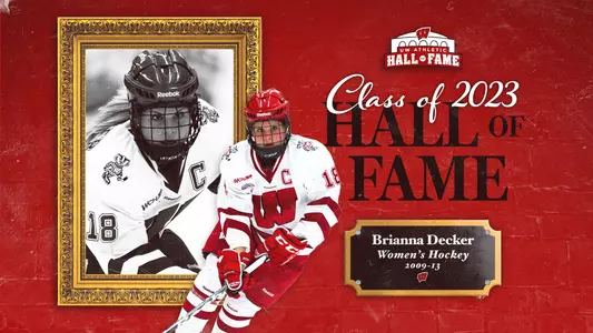 UW Athletic Hall of Fame Class of 2023 - Brianna Decker - Wisconsin Women's Hockey