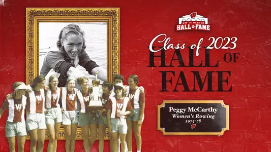UW Athletic Hall of Fame Class of 2023 - Peggy McCarthy - Women's Rowing