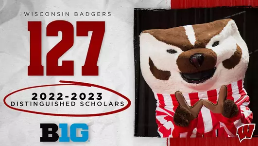 2022-2023 Big Ten Distinguished Scholars - 127 Wisconsin Badgers Student-Athletes