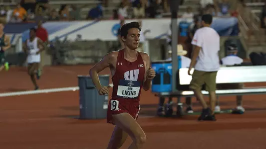 Bob Liking competes at NCAA Outdoor