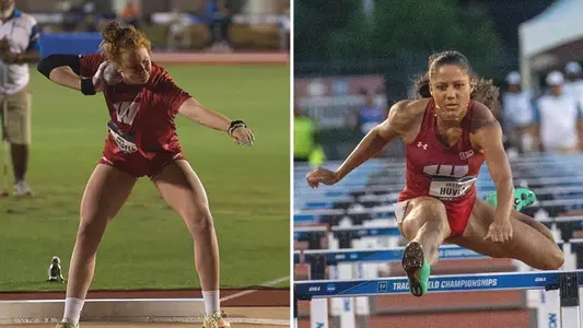 Josie and Destiny compete at NCAA