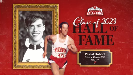 UW Athletic Hall of Fame Class of 2023 - Pascal Dobert, Wisconsin Men's Cross Country and Men's Track and Field