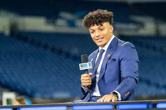 Braelon Allen Big Ten Media Days