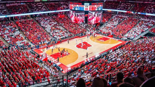 Kohl Center for a Stripe Out game in 2023