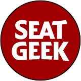 Red circle icon with white Seat Geek logo representing Seat Geek information