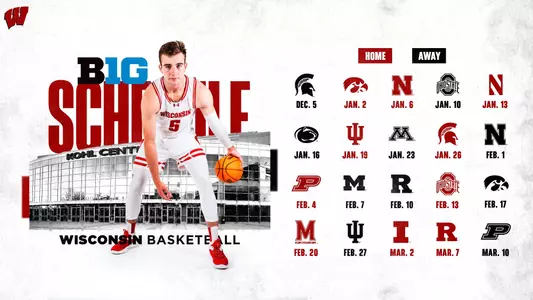 2023-24 Wisconsin men's basketball Big Ten schedule