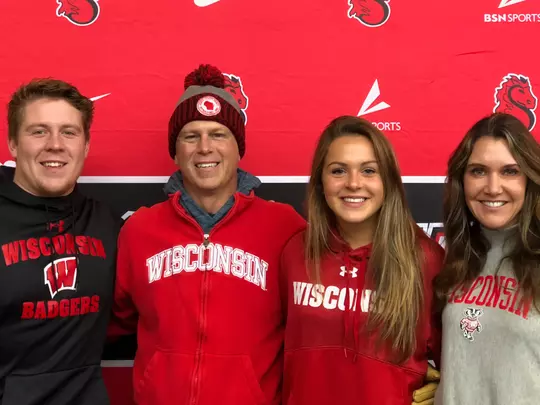 Rob Andringa and children, including Dara Andringa