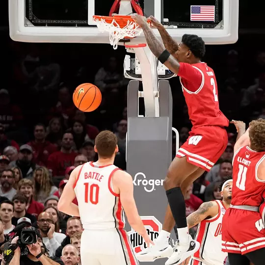 AJ Storr during a game at Ohio State
