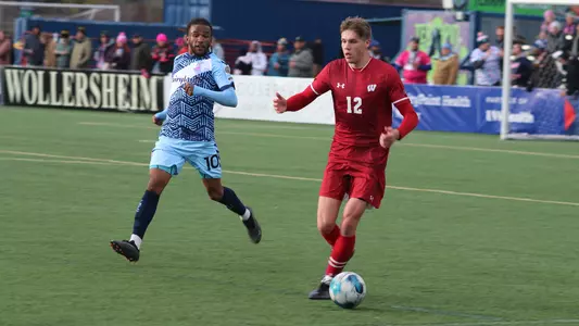 Drew Brown playing against Forward Madison FC at Breese Stevens Field