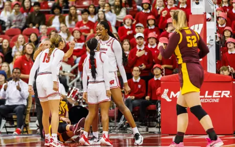 Ronnie Porter and Serah Williams Celebrating