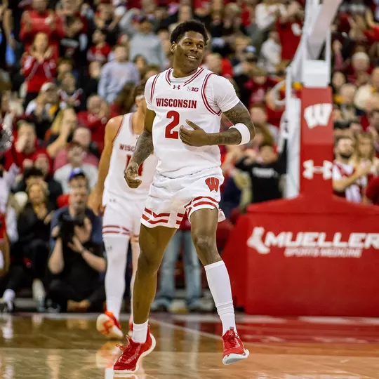 AJ Storr during a game vs. Iowa in 2024