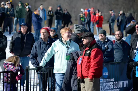 Diane Nordstrom at the 2019 NCAA Great Lakes Regional Cross Country Championships at the University of Wisconsin Thomas Zimmer Championship Course on Friday, 10/15/19