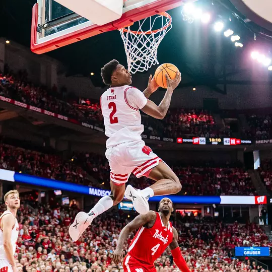 AJ Storr skies for the finish during a game
