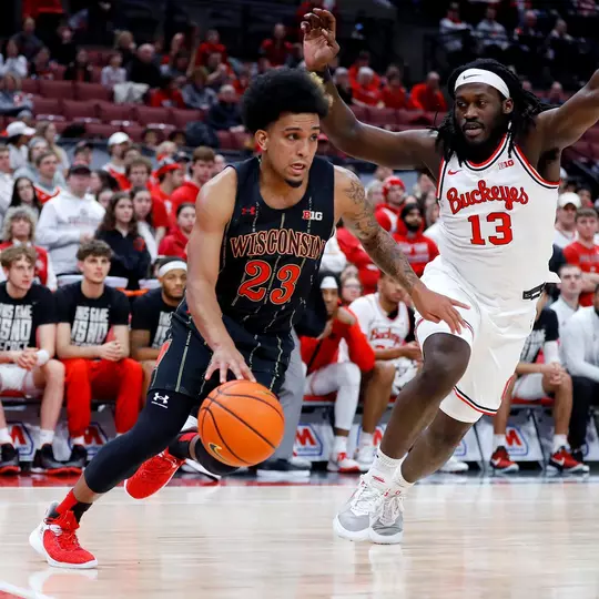 Chucky during a game at Ohio State in 2023