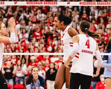 Carter Booth celebrates