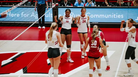 Team celebrates winning