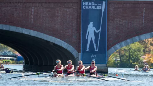 Wisconsin women's rowing races at Head of the Charles