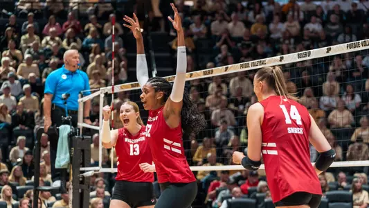 Carter Booth celebrates