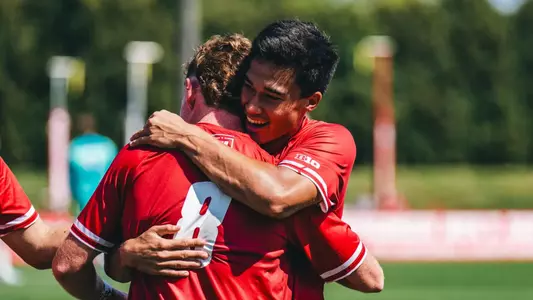 Ryan Quintos celebrates a goal