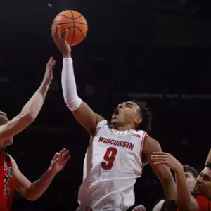 John Tonje goes up for the layup