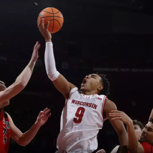 John Tonje goes up for the layup