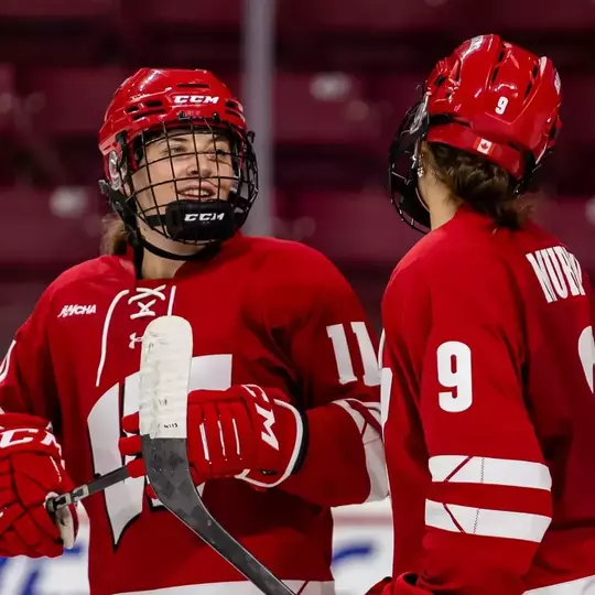 Cassie Hall, Ava Murphy and Laney Potter during a game
